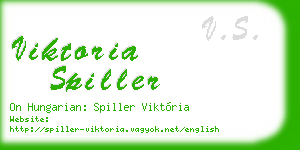 viktoria spiller business card